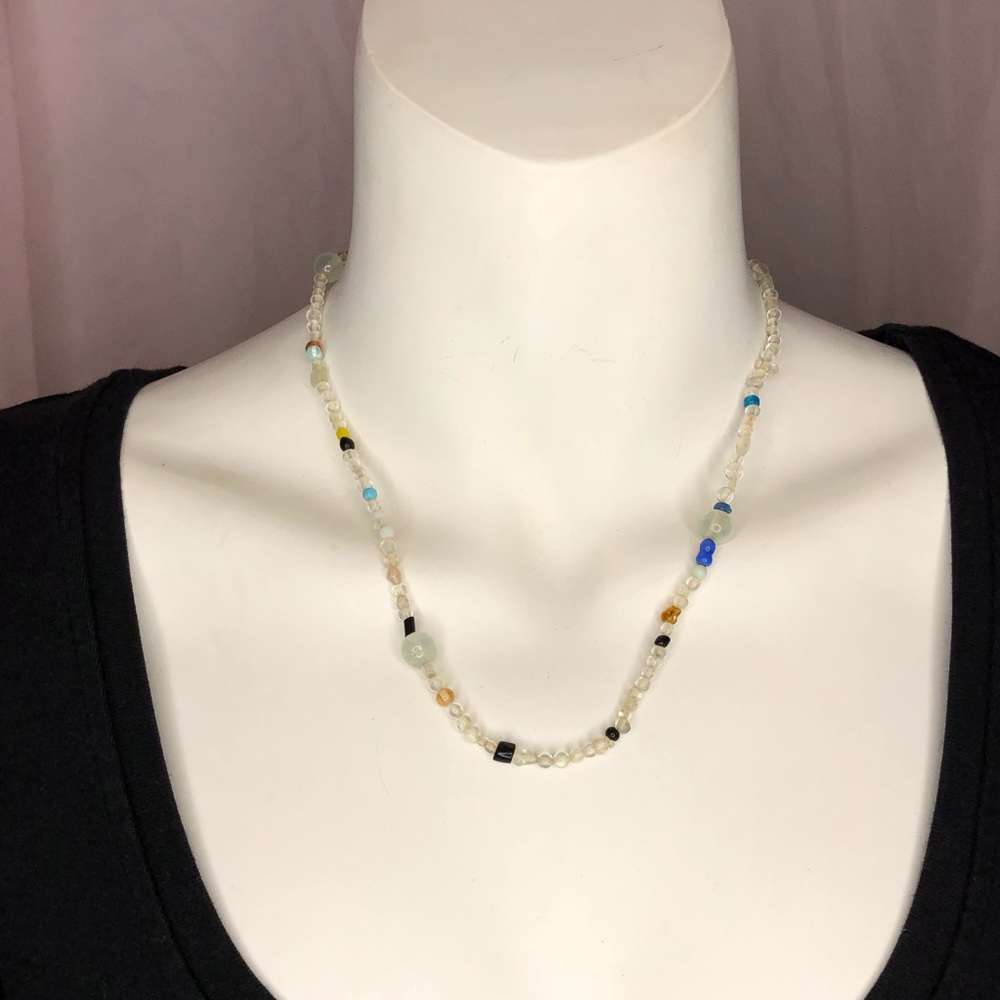 Vintage Czechoslovakian Glass Mardi Gras Beads